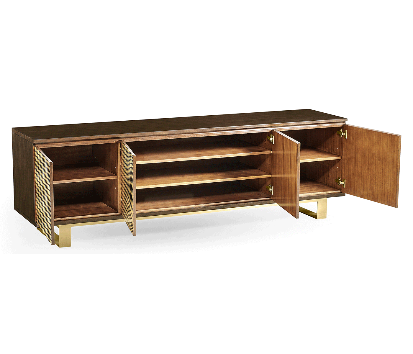 3D Op Art TV Entertainment Unit