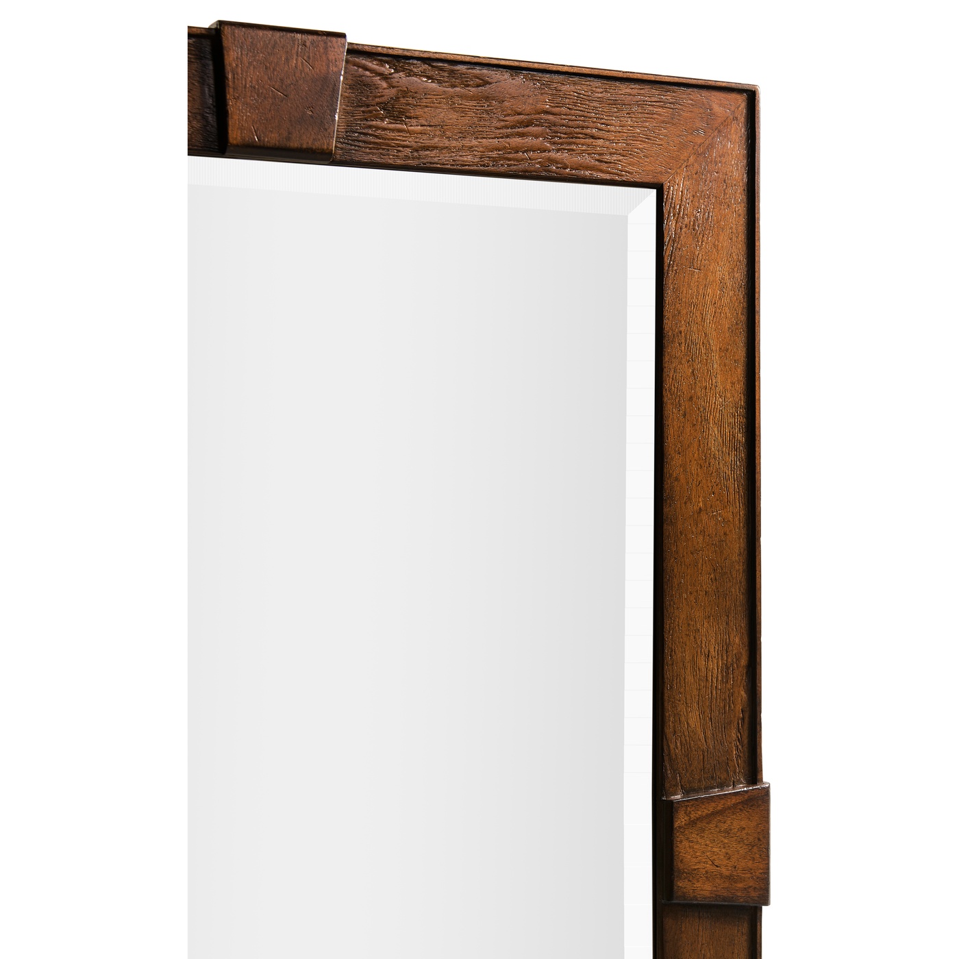 Country Walnut Rectangular Mirror