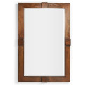 Country Walnut Rectangular Mirror