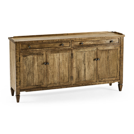 Casual Medium Driftwood Four Door Sideboard