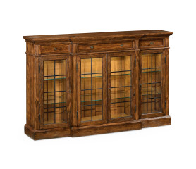 Casual Four Door China Display Cabinet
