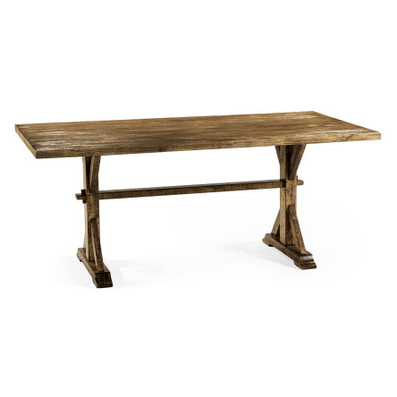 Solid Medium Driftwood Dining Table 72
