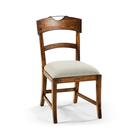 Casual Planked Dining Side Chair