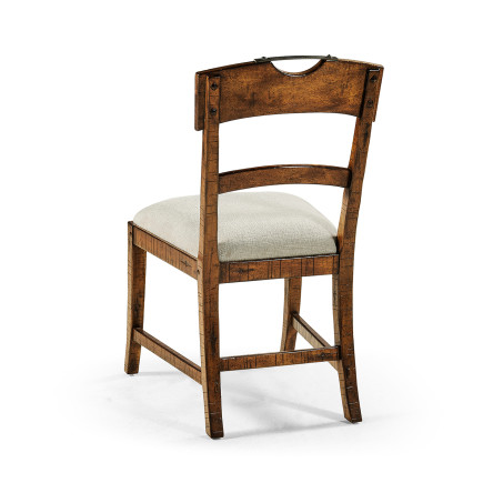 Casual Planked Dining Side Chair