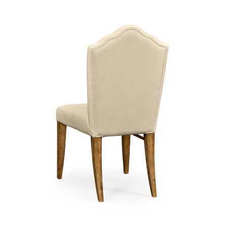 Casual High Back Chestnut Side Chair