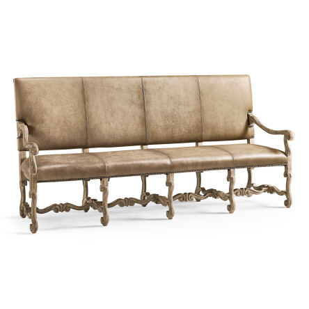 Sagehill Leather Banquette Bench