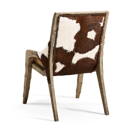 Echo Canyon Leather & Hide Side Chair