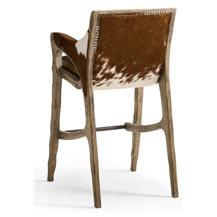 Echo Canyon Leather & Hide Bar Stool