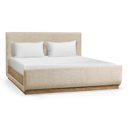 Stone Ridge Upholstered King Bed Light