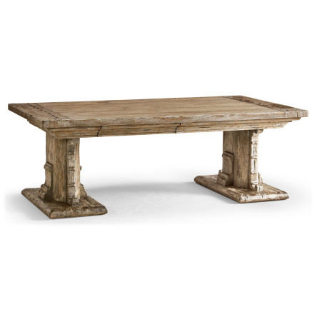 Caldera Pedestal-Base Cocktail Table