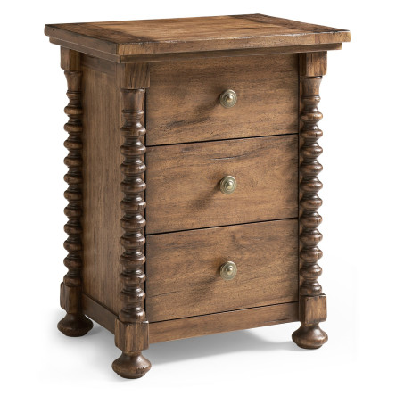 Tamarisk 3 Drawer Narrow Nightstand