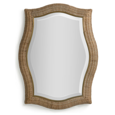 Palm Court Haven Rattan Wall Mirror
