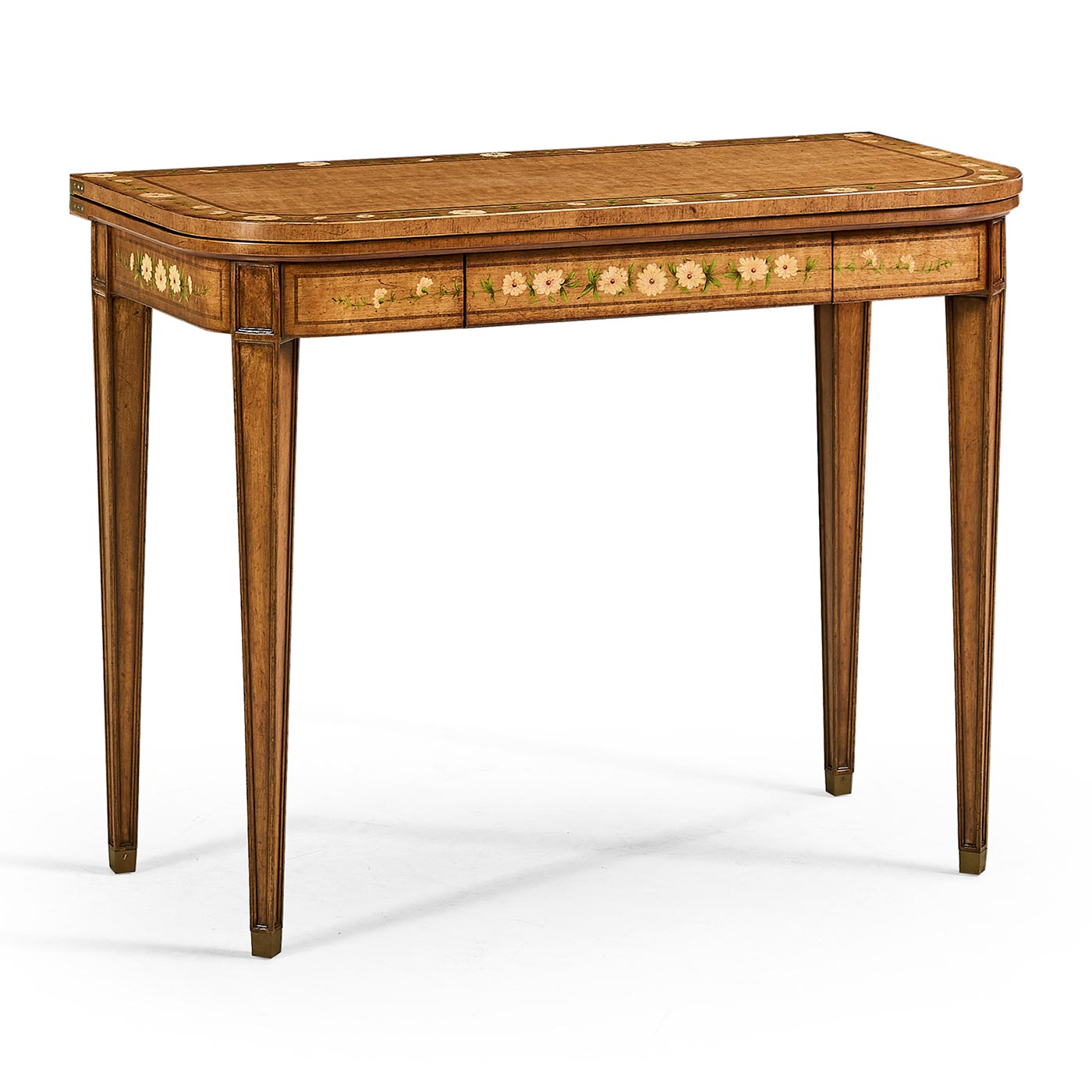 Satinwood Painted Card Table