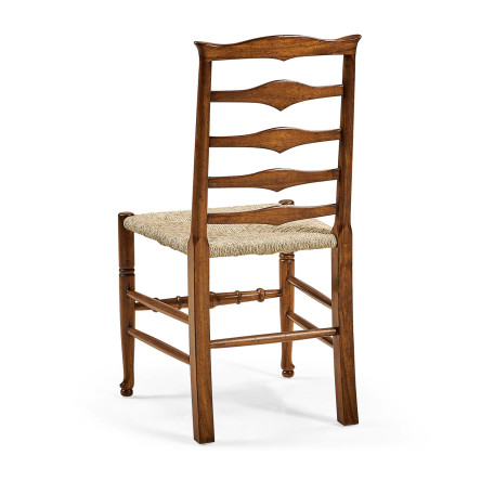Traditional Triangular Ladderback Side Chair
