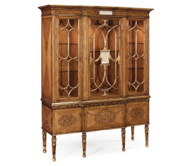 Satinwood Display Cabinet