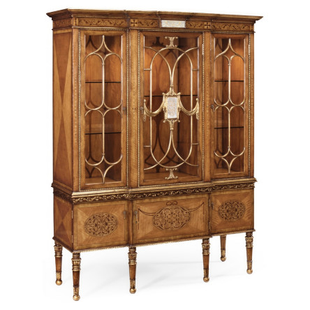 Satinwood Display Cabinet