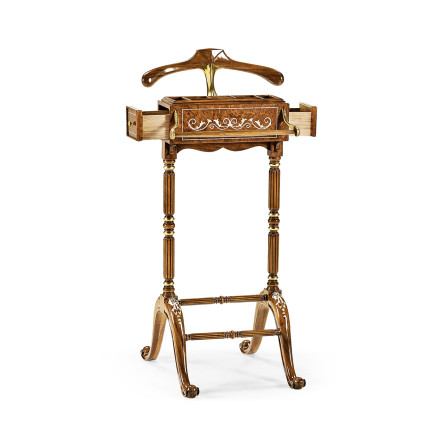 Burl & Mother of Pearl Valet Stand