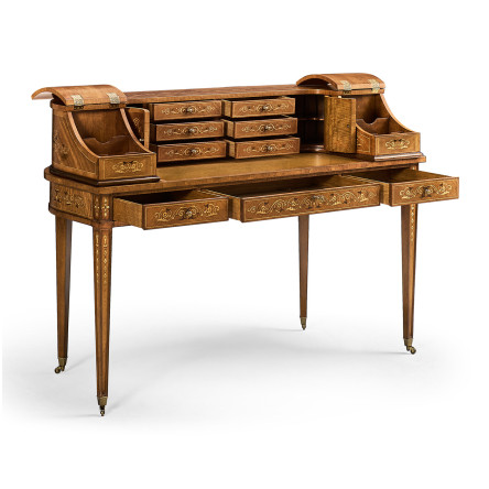 Satinwood Carlton House Desk