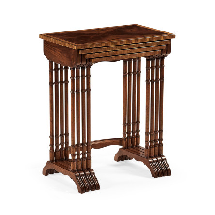 Regency Mahogany Nesting Tables