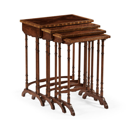 Regency Mahogany Nesting Tables