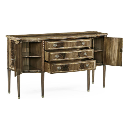 Buckingham Bleached Mahogany Breakfront Sideboard