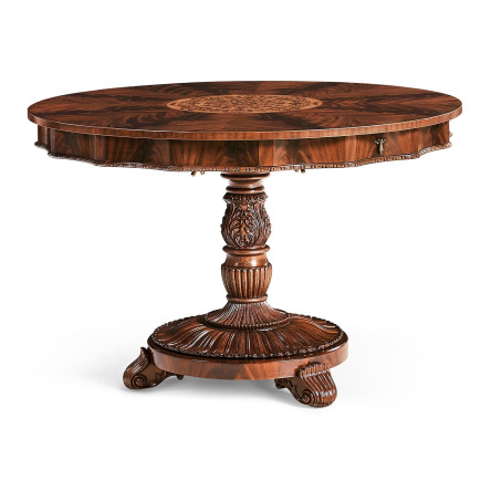 Finely Inlaid Mahogany Centre Table