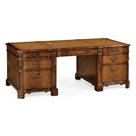 Walnut Faux Partners Desk