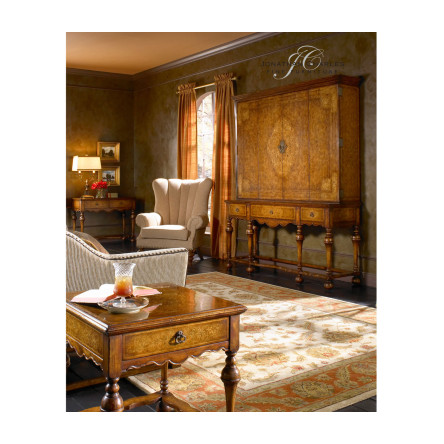 Small Seaweed marquetry Console