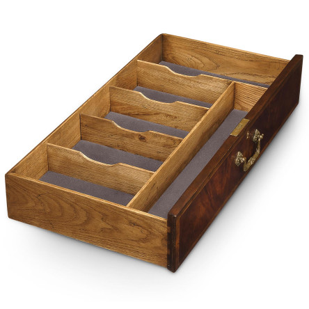 Mahogany Sideboard with Shallow Curved Doors