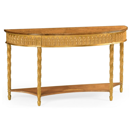 Gilded Console with Shelf (Large)