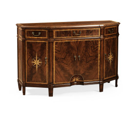 Starburst Mahogany Side Cabinet