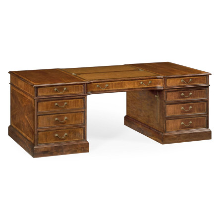 Crotch Walnut Partners Desk