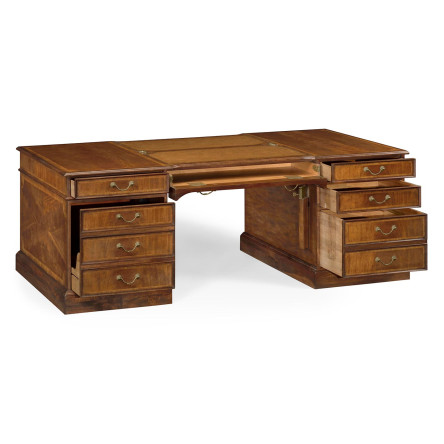 Crotch Walnut Partners Desk