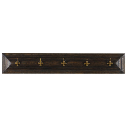 Dark Oak Wall Mounted Coat Hanger