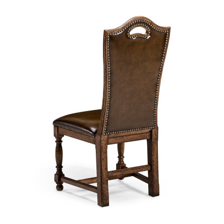 Traditional High Back Side Chair