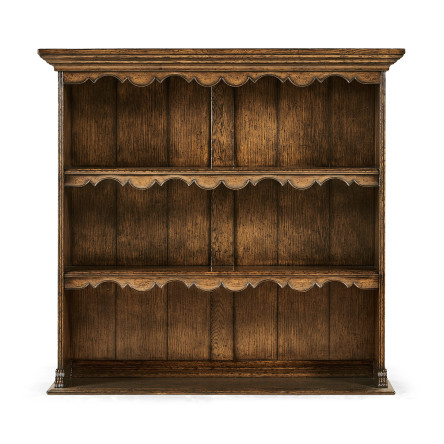 Dark Oak Hanging Shelf Unit without Hooks