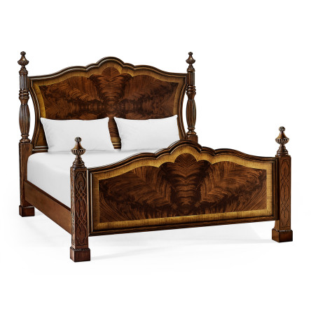Four Poster Mahogany US King Bed