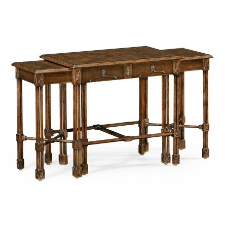 Chippendale Gothic Nest of Tables