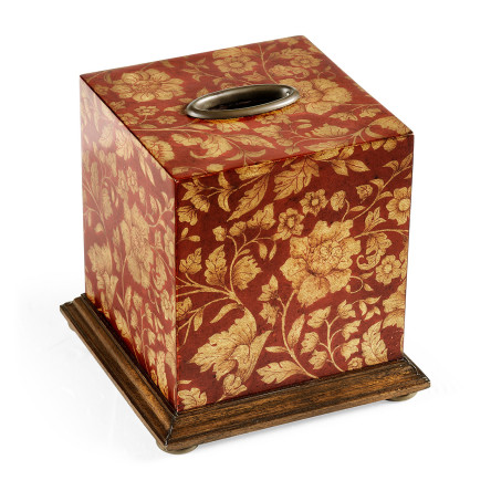 Red Chinoiserie Tissue Box
