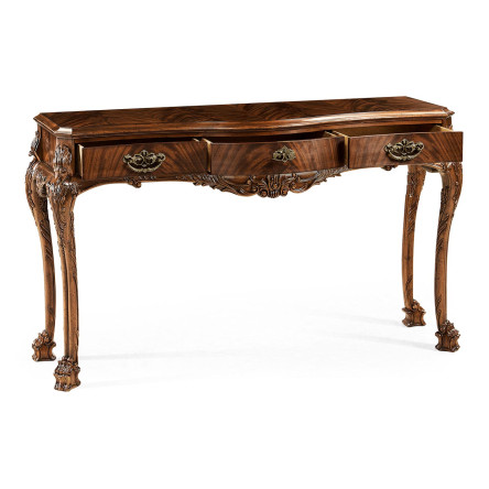 Irish Rococo Mahogany Console