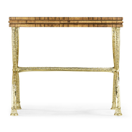 Argentinian walnut rectangular side table