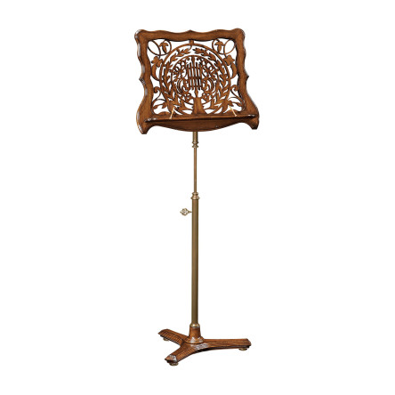 Fretwork Walnut Adjustable Music Stand