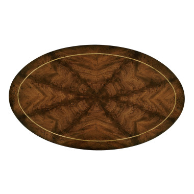 Mahogany Oval Lamp Table