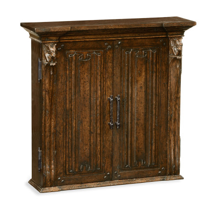 Dartboard Dark Oak Cabinet