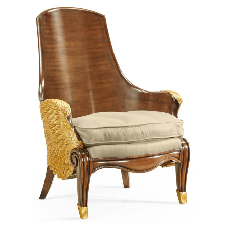 Empire Style Winged Chair