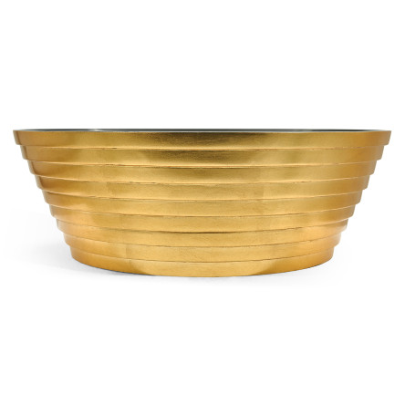 Stepped Gilded Circular Bowl