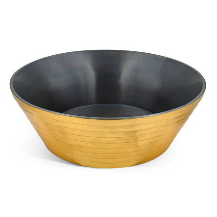 Stepped Gilded Circular Bowl