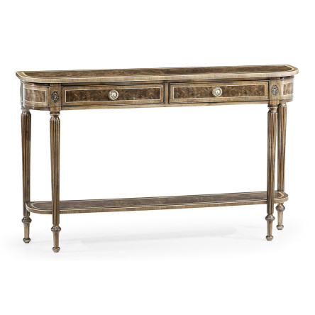 Regency Bleached Mahogany Console Table