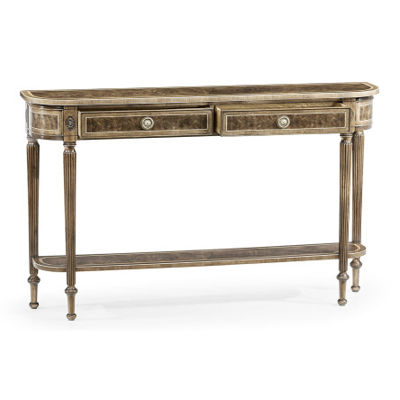 Regency Bleached Mahogany Console Table