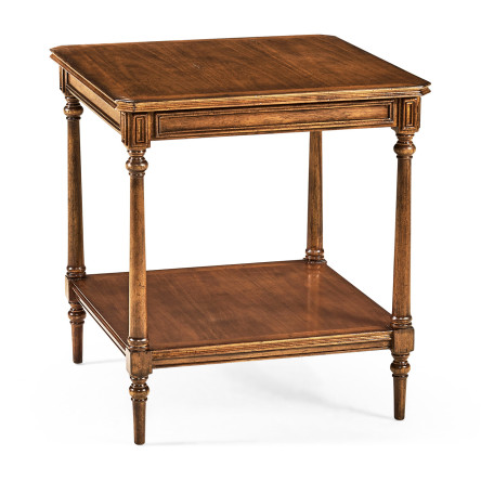 Victorian style walnut side table